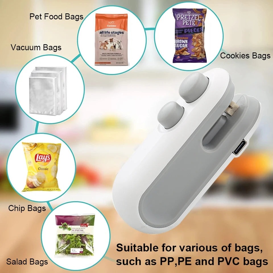 Portable Heat Sealer Machine for Food Bags